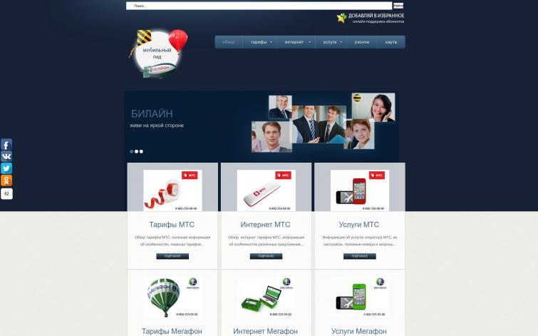 Портал по операторам России, доход ADSENSE