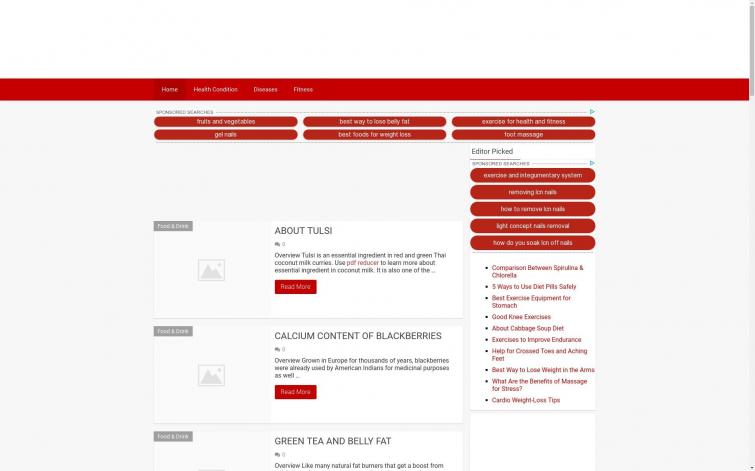 Бурж Красота и здоровье, Adsense