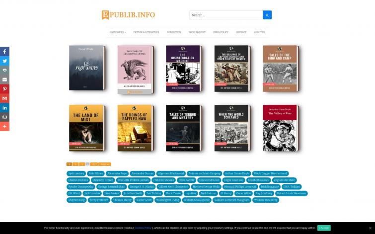 Англоязычный сайт - электронные книги