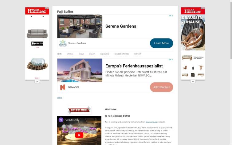 Бурж Японский ресторан, Adsense
