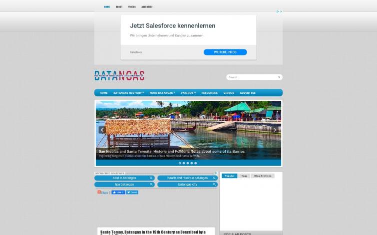Бурж Про город Батангас (Филиппины). Adsense, рост трафика