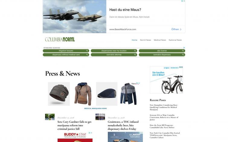 Бурж Организация Columbia NORML. Adsense