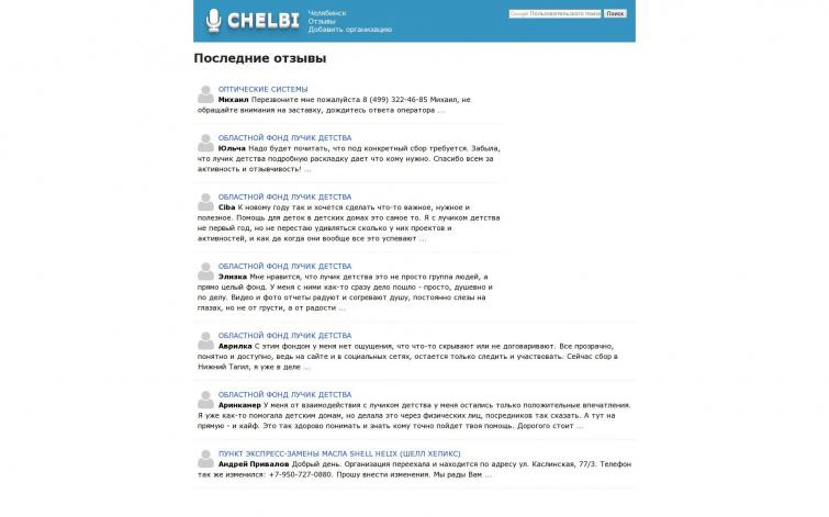 Каталог компаний Челябинска