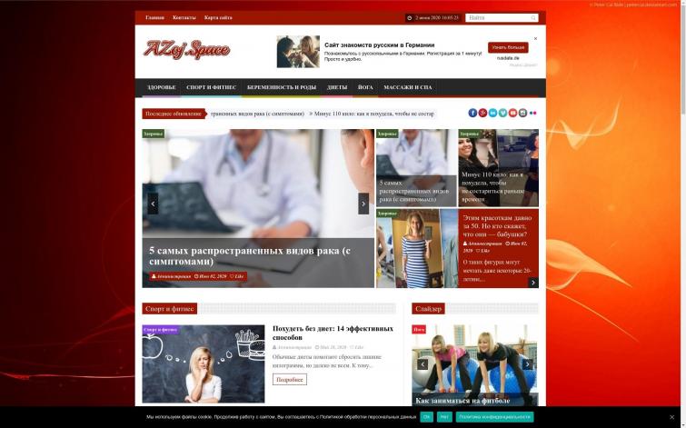 ЗОЖ, авто-наполнение статьями, РСЯ, WordPress, с хостингом. под ключ