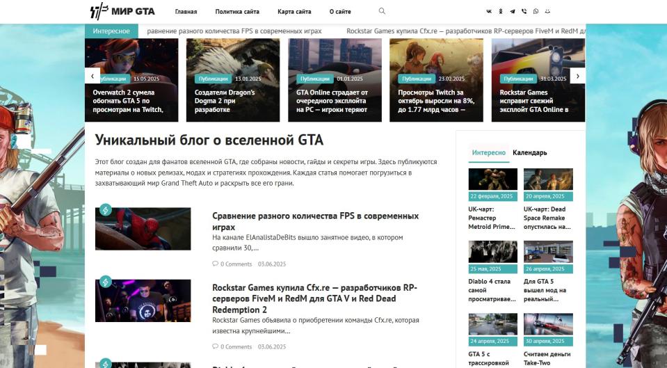 Блог про GTA Игровой