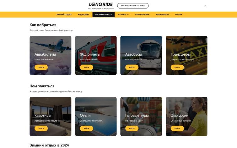 Авторский туристический блог с доходом