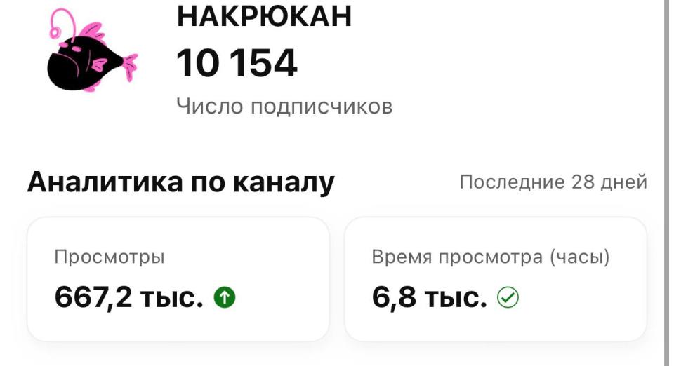 Продам Ютуб канал на рыболовную тематику НАКРЮКАН