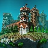 Готовый канал с постройками Minecraft