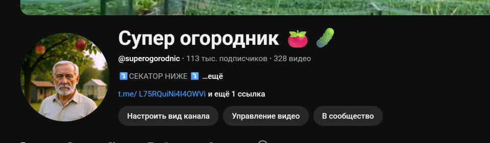 КРУПНЫЙ ютуб канал по дачной тематике, постоянный доход!