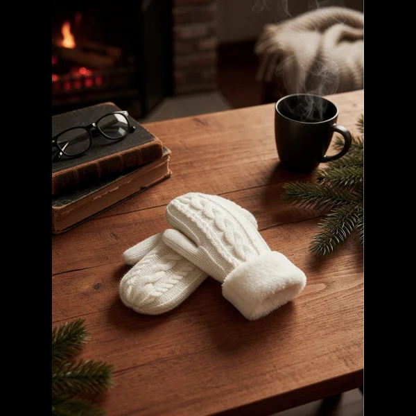 Варежки женские. готовая карточка, с большим количеством отзывов и стоком