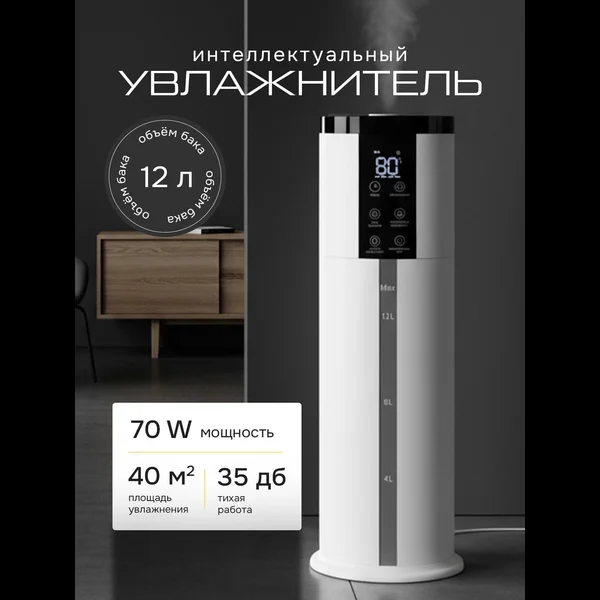 Увлажнитель воздуха. Готовая карточка с отзывами и стоком